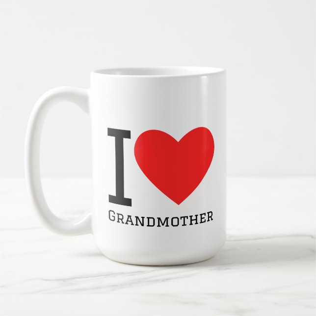 Mug I love grandmother (Gauche)