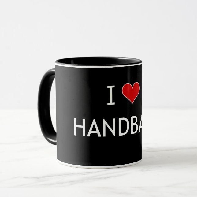 Mug I Love Handball (Devant gauche)
