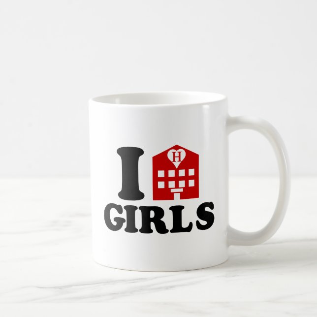 Mug I Love Hotel Girls (Droite)