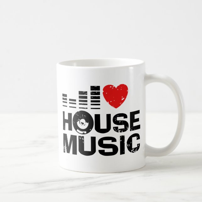 Mug I Love House Music (Droite)