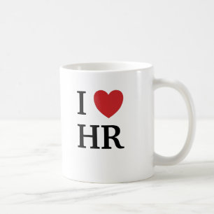 Mug I Love HR and HR Me Love Funny Citation Cadeau