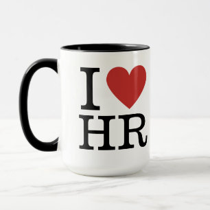 Mug I ❤️ Love HR (Département RH)