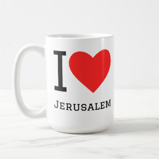 Mug I love Jerusalem 