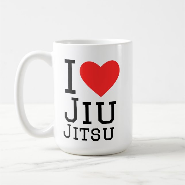 Mug I love Jiu jitsu (Gauche)