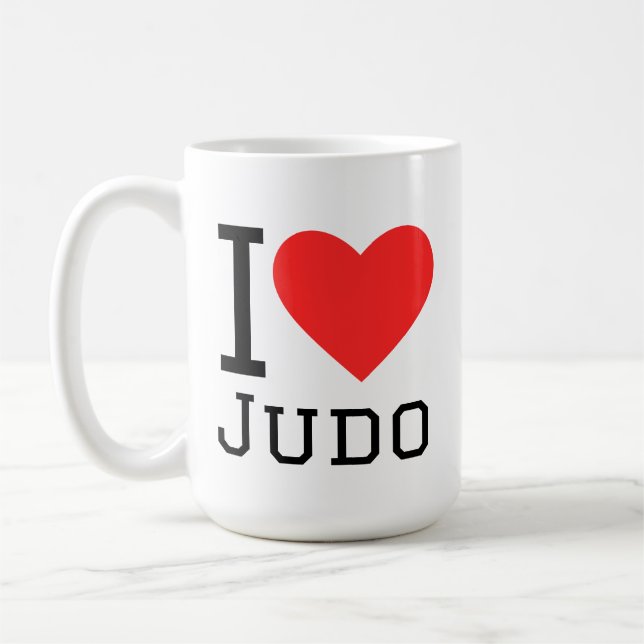 Mug I love judo (Gauche)