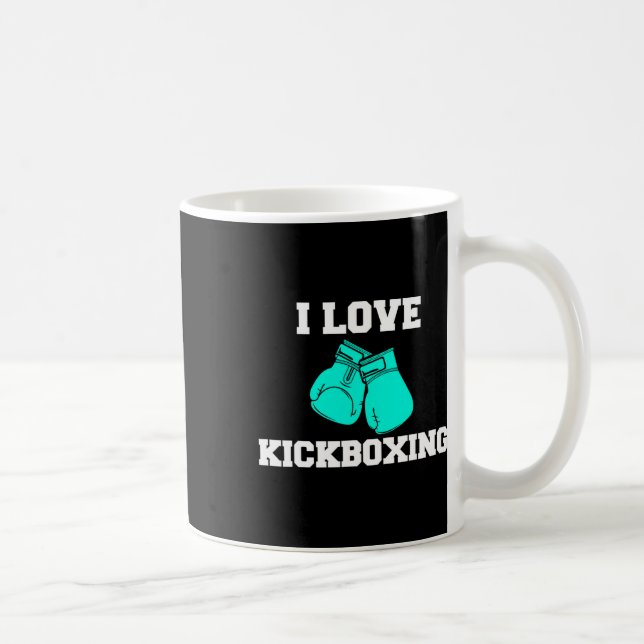 Mug I Love Kickboxing Boxing Lover Boxer Kickboxing Fa (Droite)