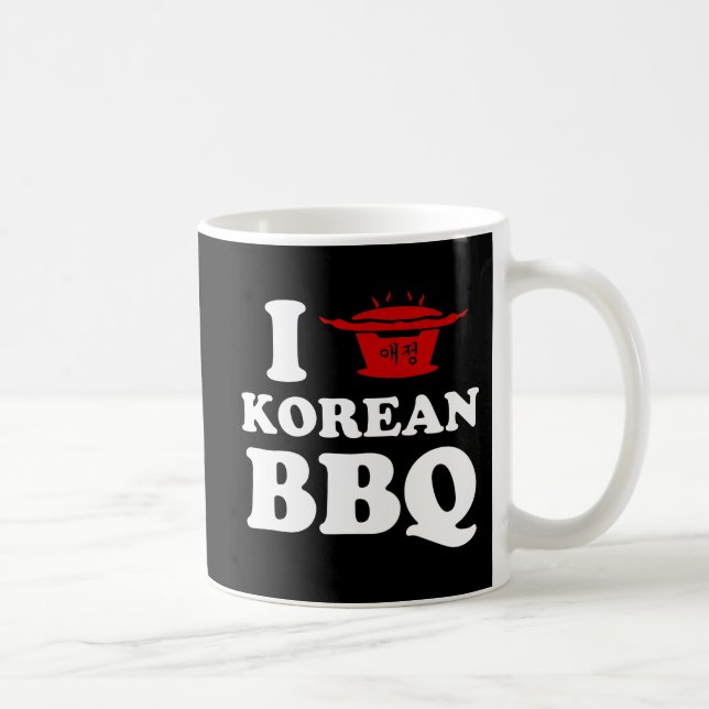 Mug I Love Korean BBQ (고 기 구 이) (Droite)