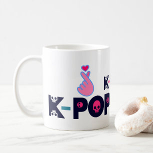 Mug I Love KPop Fabuleux Classique Blanc