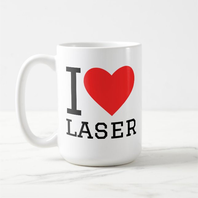 Mug I love laser (Gauche)