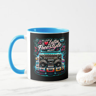 Mug I Love Latin Freestyle Music 