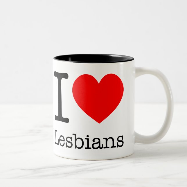 Mug I Love Lesbians (Droit)