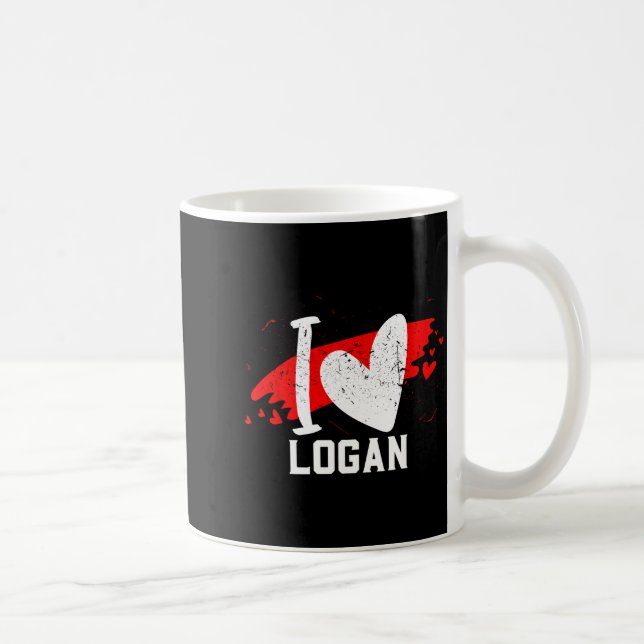 Mug I Love Logan I Heart Logan  (Droite)