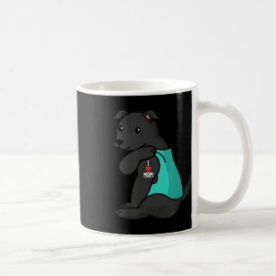 Mug I Love Maman Tattoo Black Dog Mother