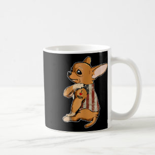 Mug I Love Maman Tattoo Chihuahua Chien Chemise Americ