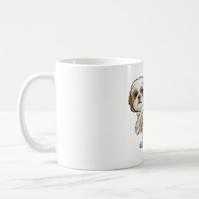Mug I Love Maman Tattoo Shih Tzu Mom Funny Mother_s Da (Gauche)