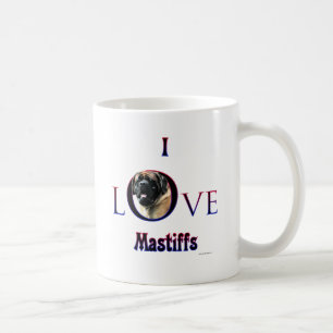 Mug I Love Mastiffs apricot