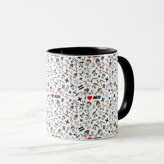 Mug I Love Math Mathematics Symboles
