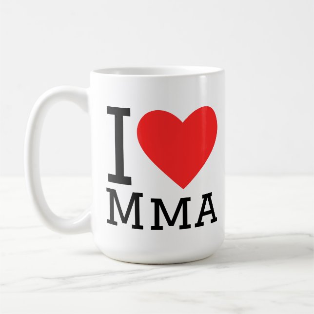 Mug I love mma (Gauche)