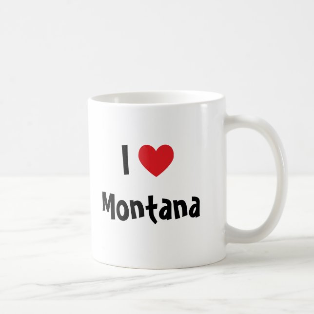 Mug I Love Montana (Droite)