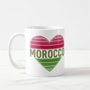 Mug I Love Morocco, coeur marocain