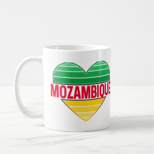 Mug I Love Mozambique, le coeur mozambicain
