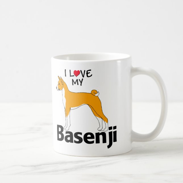 Mug I Love my Basenji (Droite)