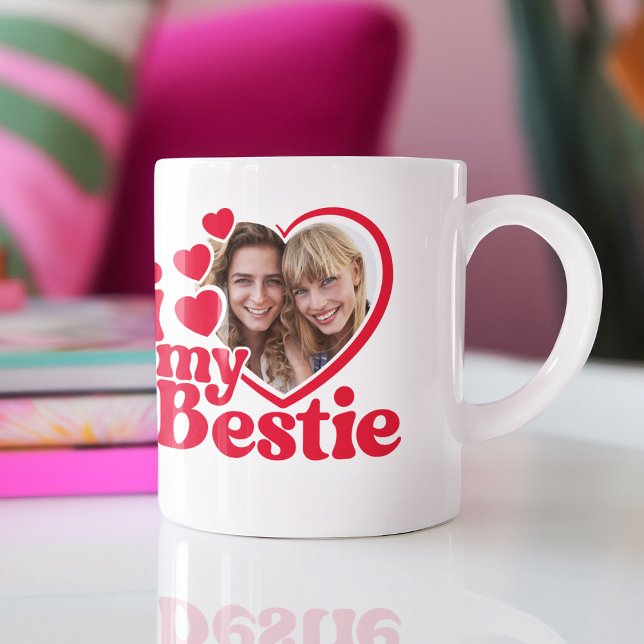 Mug I Love My Bestie Photo Custom (Créateur téléchargé)