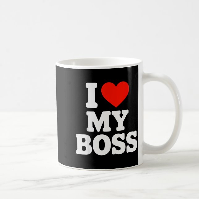 Mug I Love My Boss  (Droite)