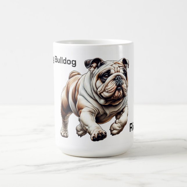 Mug I Love My Bulldog with Name (Centre)