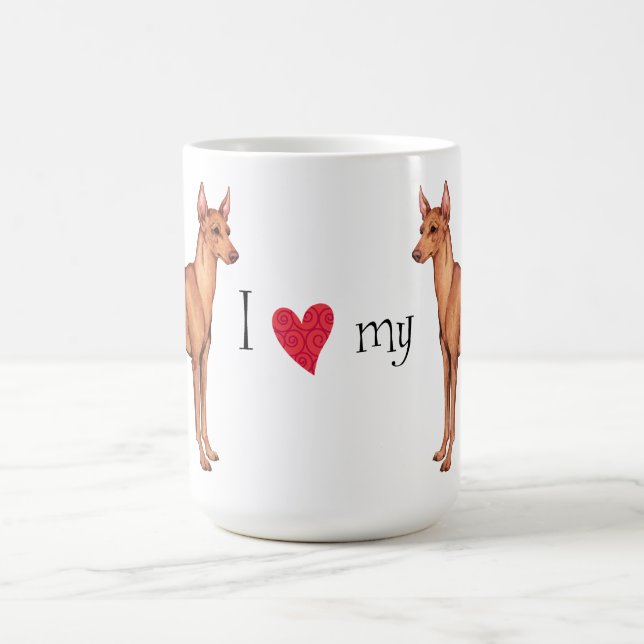 Mug I Love my Cirneco dell'Etna (Centre)