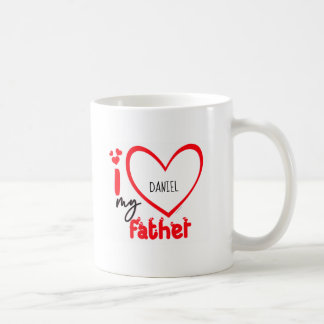 Mug I Love My Father Photo Gift Classic Mug, 11 oz C