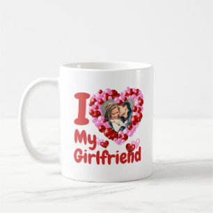 Mug I Love My Girlfriend Photo personnalisée