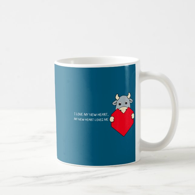 Mug I Love My New Heart Loves Me Heart Health Awarenes (Droite)