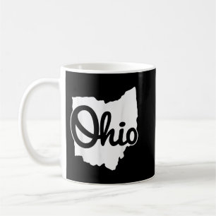 Mug I Love My Ohio Home Script Ohio TShirt Buckeye Sta