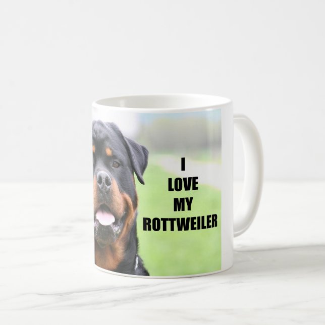 Mug I Love my Rottweiler (Devant droit)