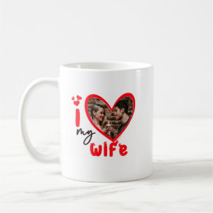 Mug I Love My Wife Photo Gift Classic Mug, 11 oz
