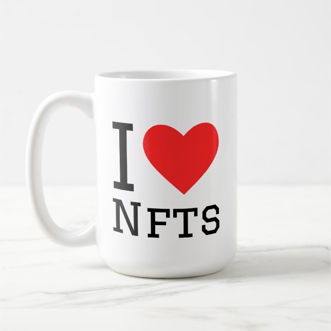 Mug I love nfts (Gauche)