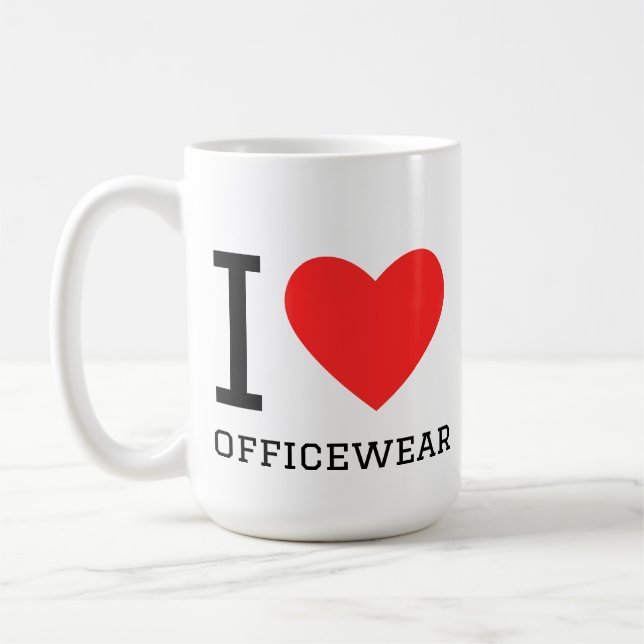 Mug I love officewear (Gauche)