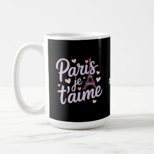 Mug I Love Paris Je t'aime Tour Eiffel France T-shirt