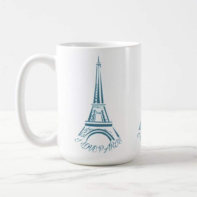 Mug I Love Paris | Tour Eiffel (Gauche)