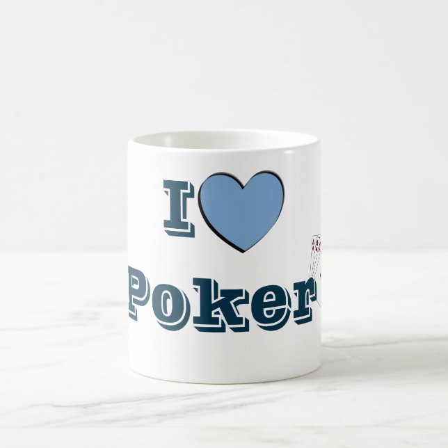 Mug I Love Poker (Centre)