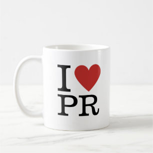 Mug I ❤️ Love PR - PR Département ou firme
