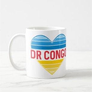 Mug I Love RD Congo, Congo-Kinshasa Coeur