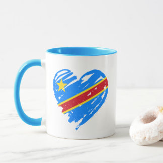 Mug I Love RDC - Congo Congo Drapeau Entendu