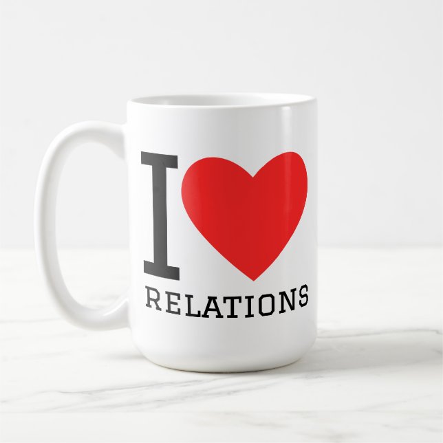Mug I love relations (Gauche)