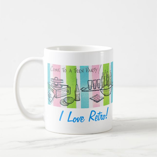 Mug I Love Retro Ado Invitation (Gauche)