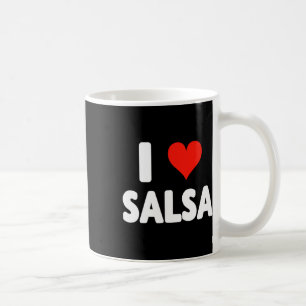 Mug I Love Salsa Heart Dance Danseuse Studio Danser Me