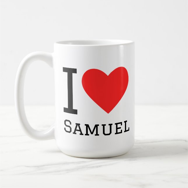 Mug I love Samuel  (Gauche)