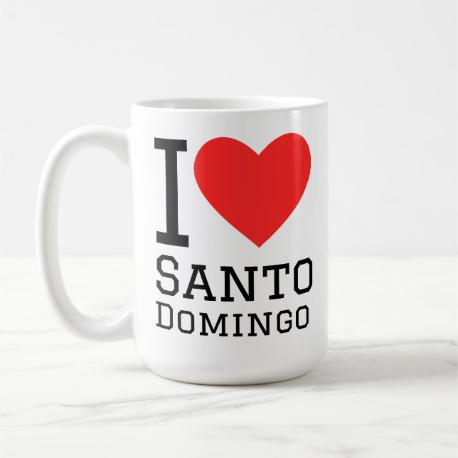 Mug I love Santo Domingo (Gauche)