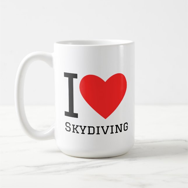 Mug I love skydiving (Gauche)